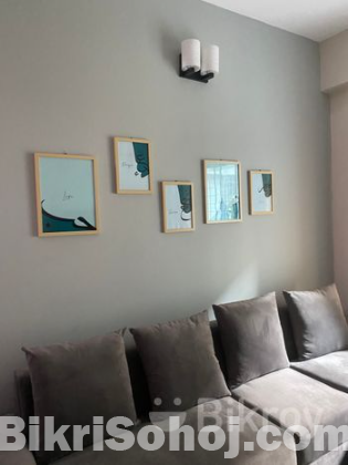 L-Shaped Sofa and Small Divan